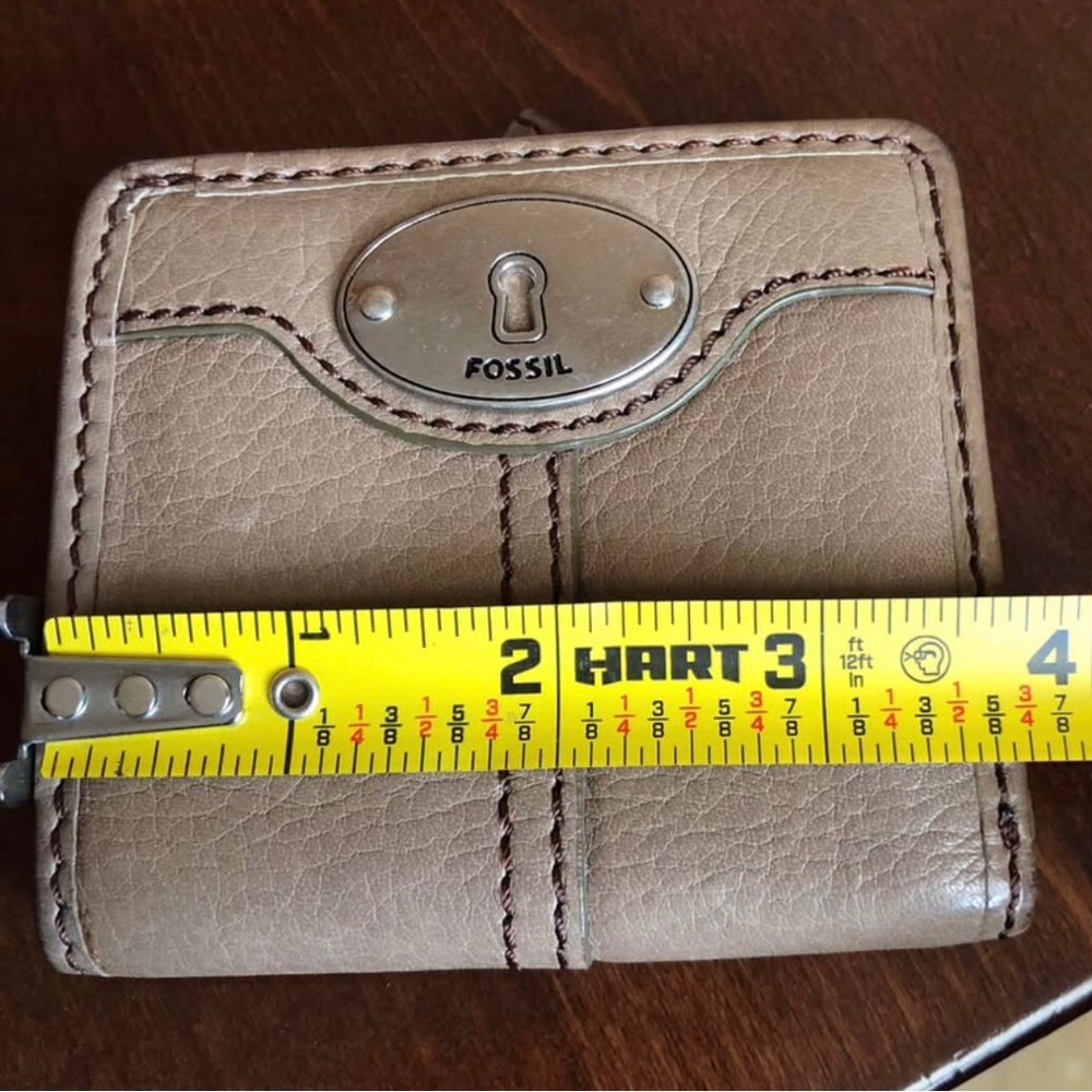 Vintage leather mini Fossil Madison wallet - Picture 7 of 7
